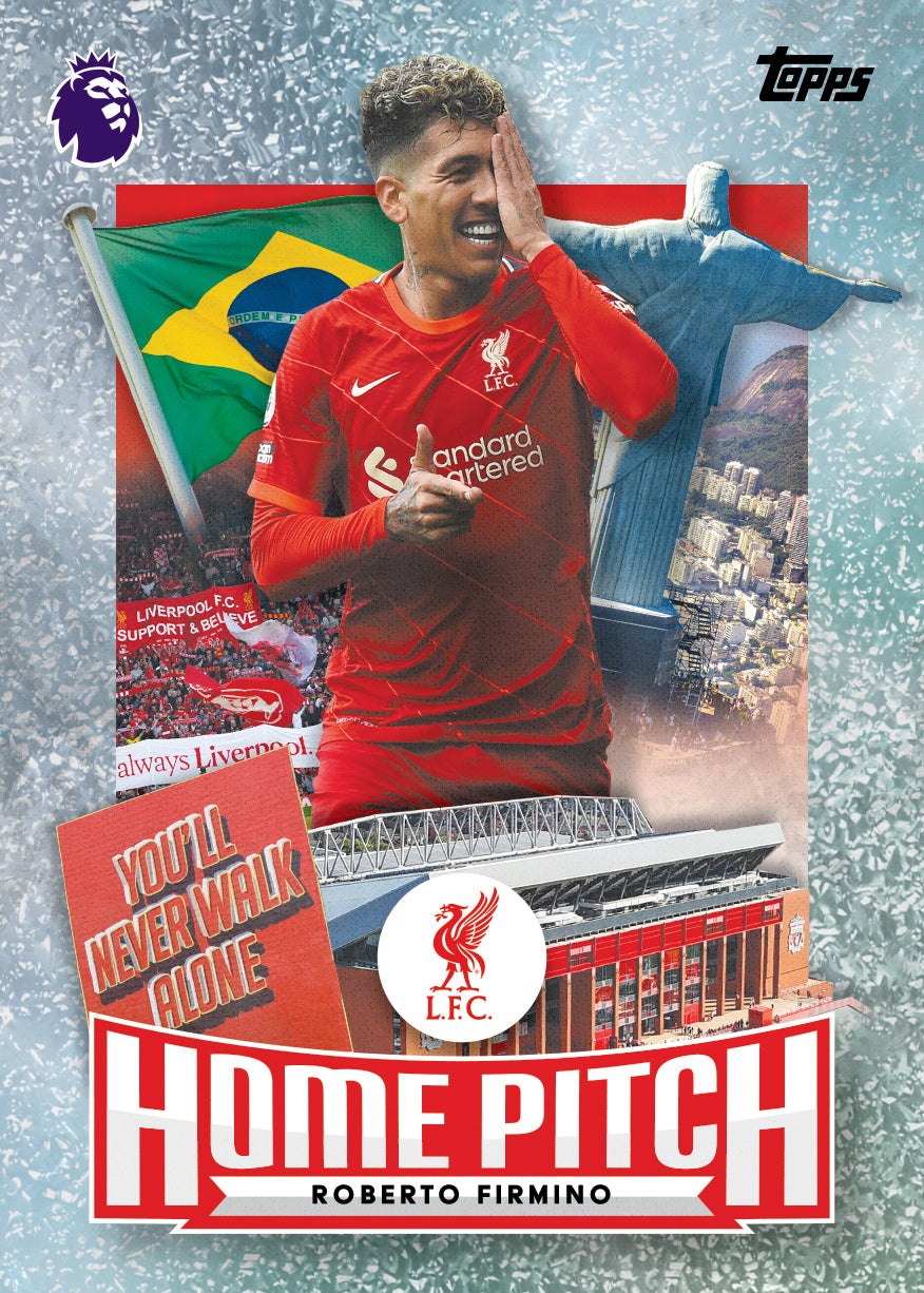 2026-27 Topps Flagship English Premiere League Soccer Roberto Firmino Home Pitch Card