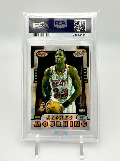 1996 Bowman's Best Honor Roll Atomic Refractor: #HR7 Shaquille O'Neal / Alonzo Mourning (PSA 8)