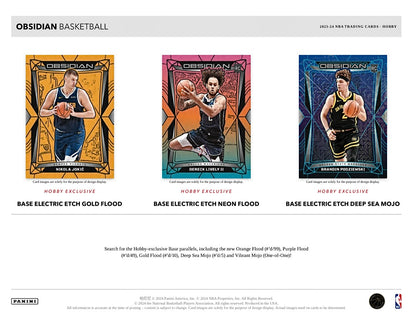 2023-24 Panini Obsidian Basketball Hobby Box