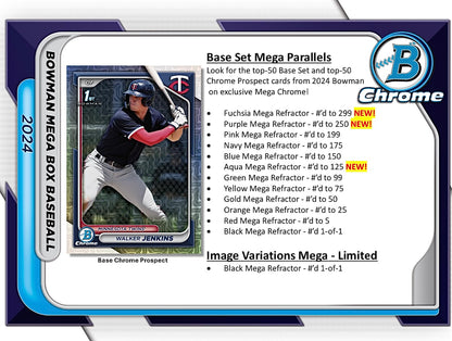 2024 Bowman Baseball Mega Box