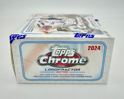 2024 Topps Chrome Baseball Logofractor Box