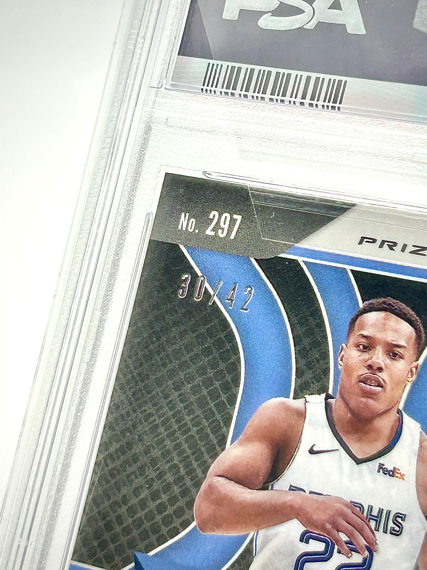 2020 Panini Prizm Pink Pulsar 30/42: #297 Desmond Bane (PSA 9)