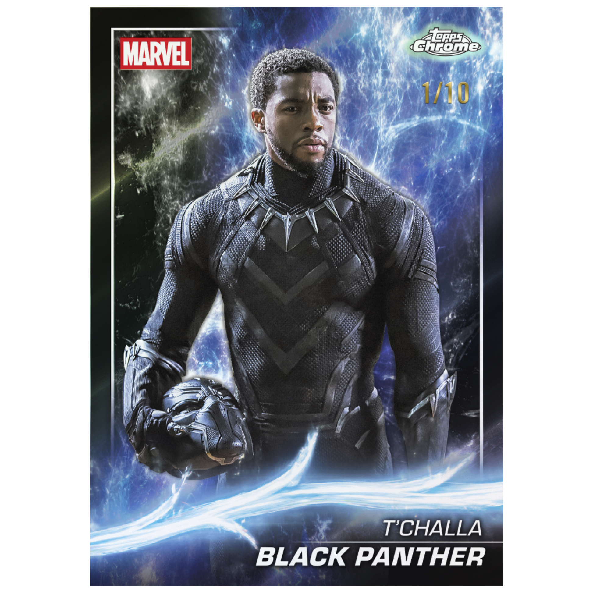 2025 Topps Marvel Studios Chrome T'Challa Black Panther