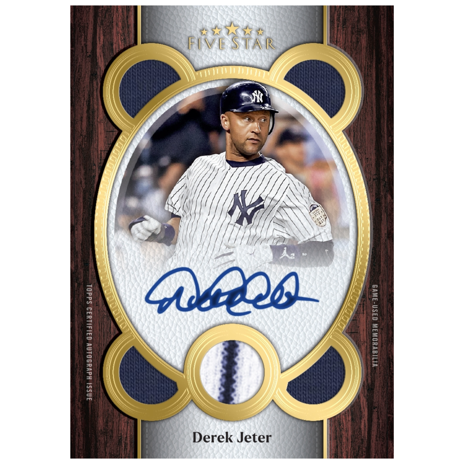 2025 Topps Five Star Baseball Derek Jeter Patch Autograph