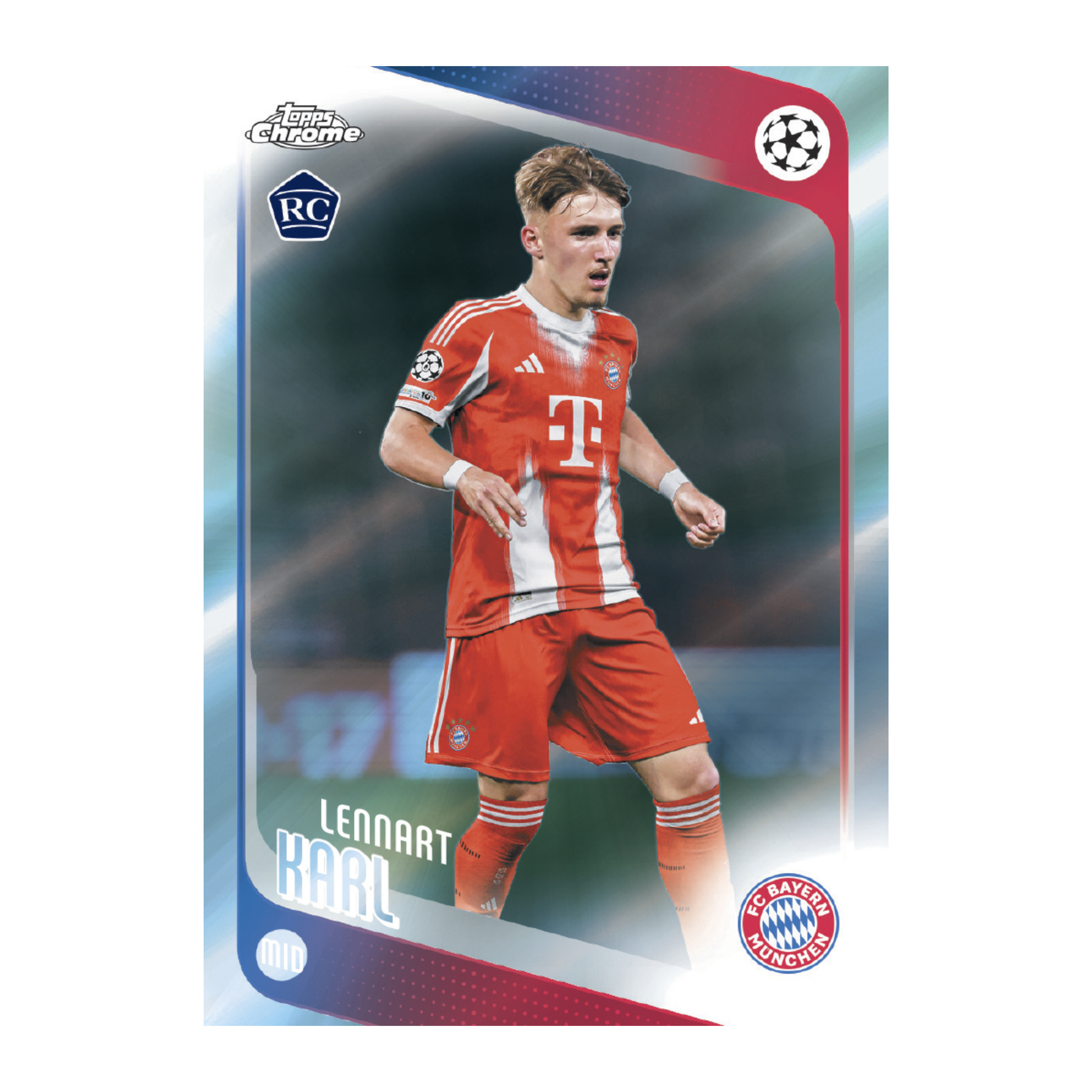 2025-26 Topps Chrome UEFA Club Competition Soccer Lennart Karl