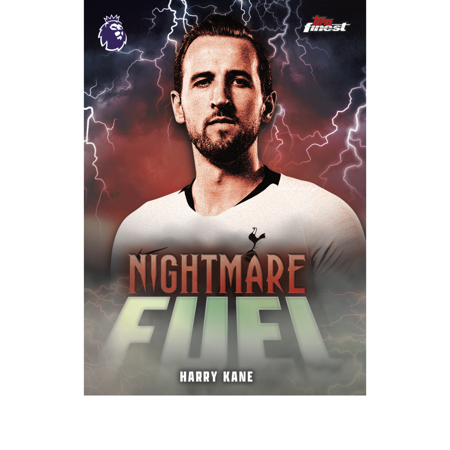 2026 Topps Finest Premiere League Soccer Nightmare Fuel Harry Kane