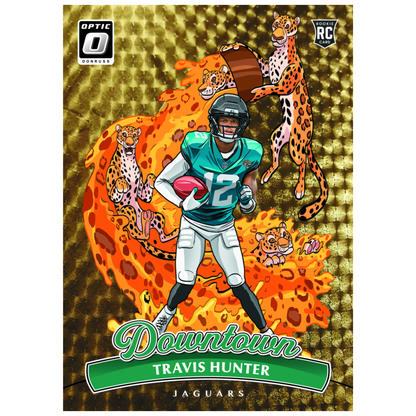 2025 Panini Donruss Optic Football Gold Vinyl Downtown Travis Hunter