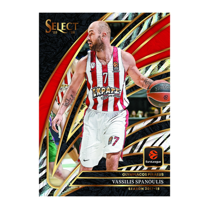 2025-26 Panini Select EuroLeague Basketball Zebra Vassilis Apanoulis