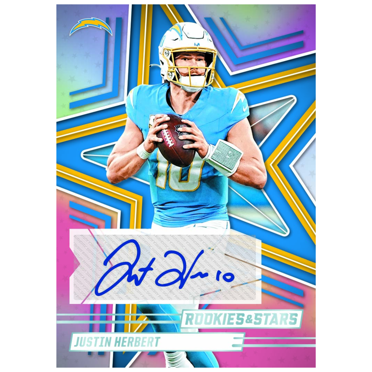 2025 Panini Rookies & Stars Football Autograph Justin Herbert