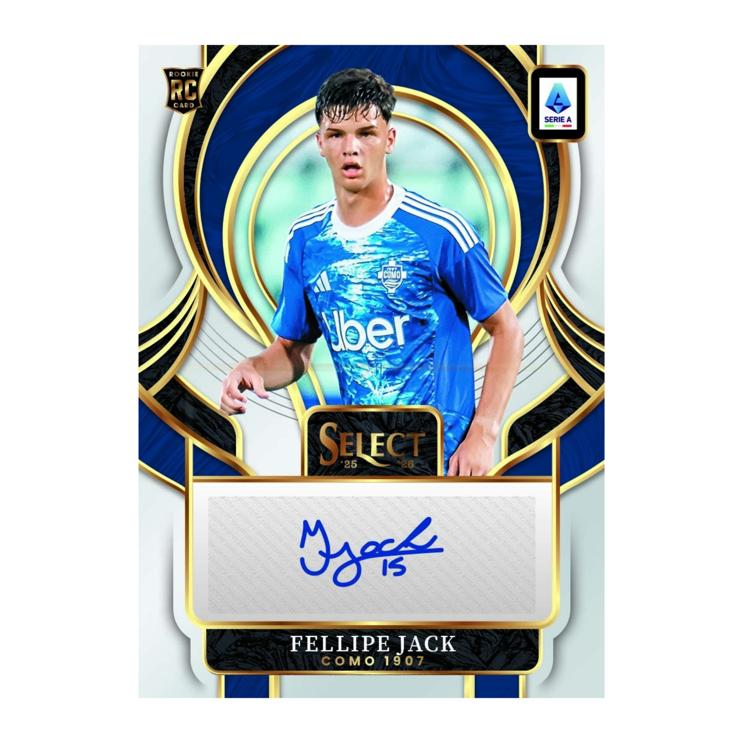 2025-26 Panini Select Serie A Soccer Autograph Fellipe Jack