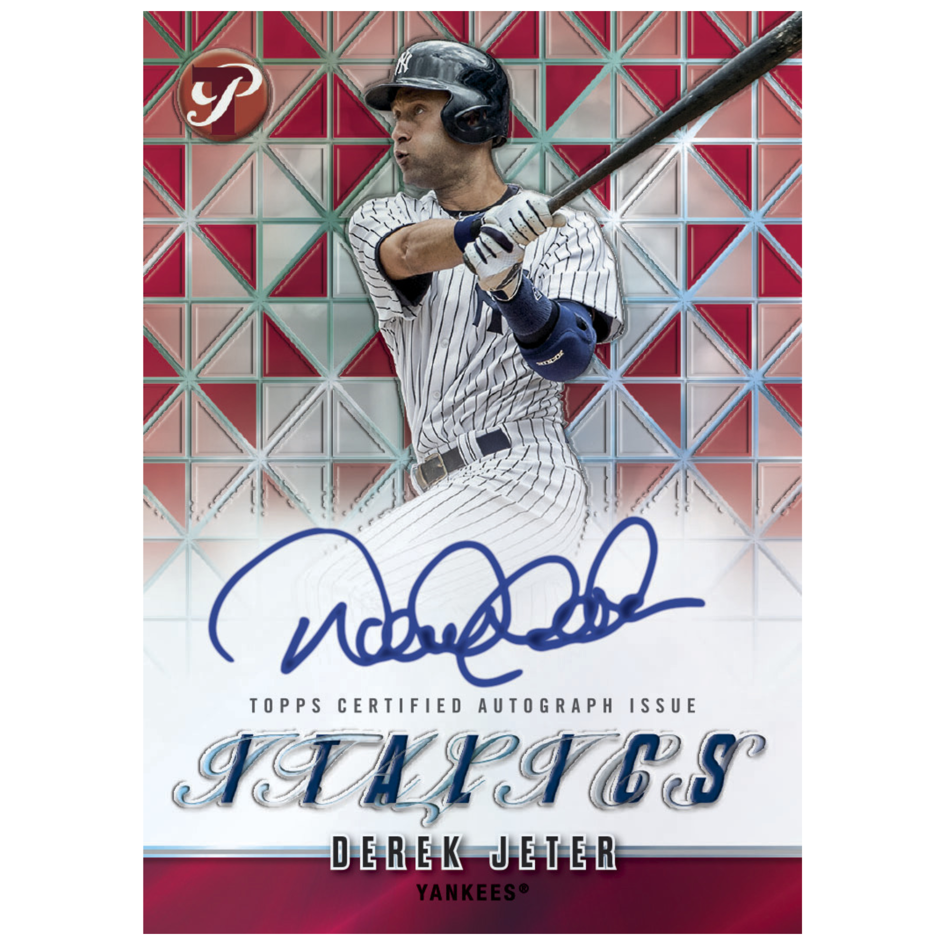 2025 Topps Pristine Baseball Italics Autograph Derek Jeter