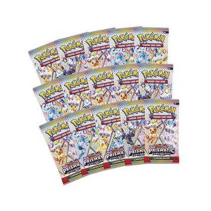Pokémon Scarlet Violet—Prismatic Evolutions booster packs