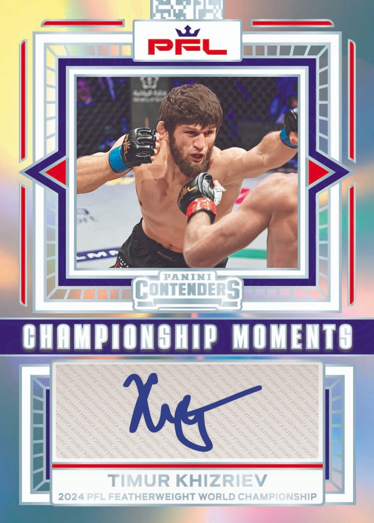 2026 Panini Contenders PFL Championship Moments Timur Khizriev