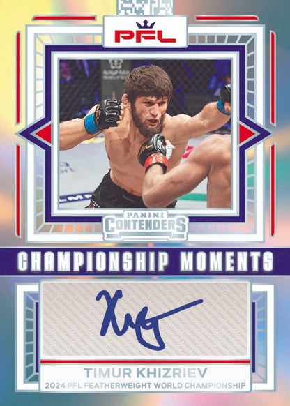 2026 Panini Contenders PFL Championship Moments Timur Khizriev