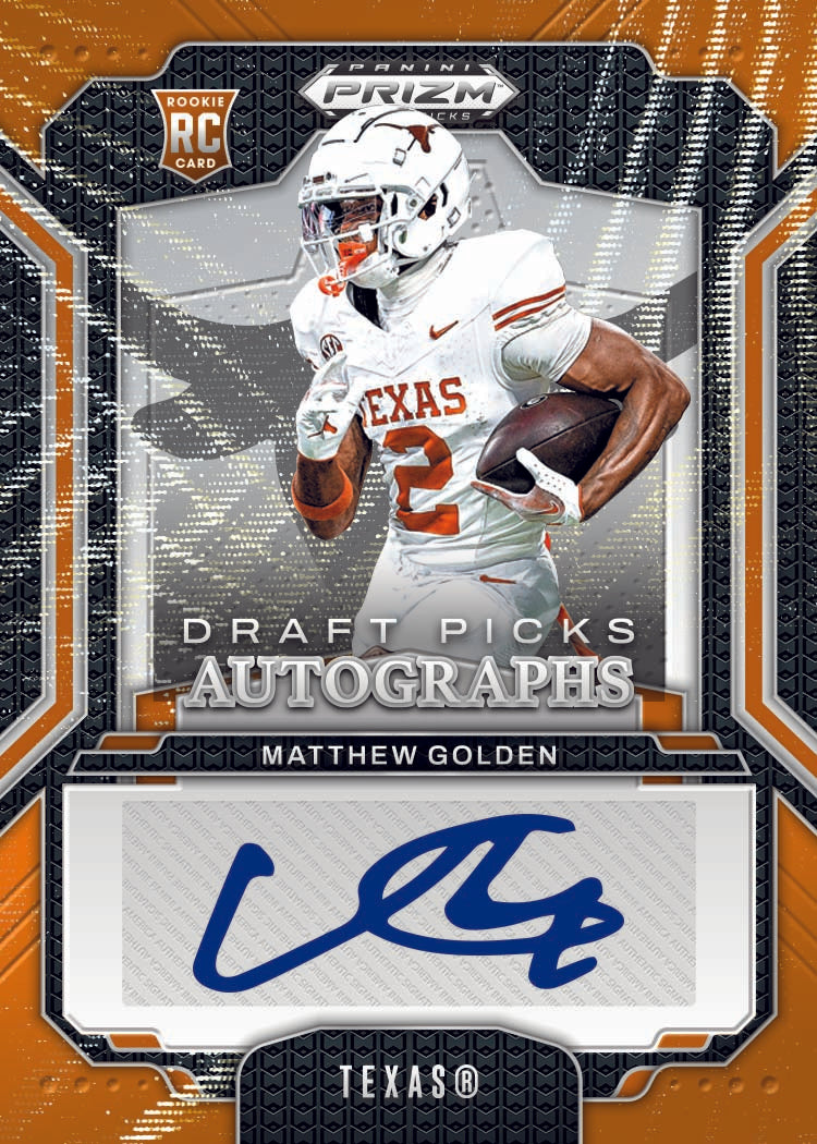 2025 Panini Prizm Draft Picks Collegiate Football Draft Picks Auto Matthew Golden