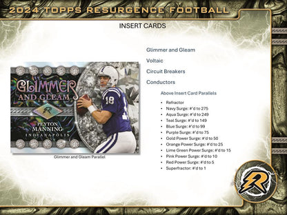 2024 Topps Resurgence Football Mega Box
