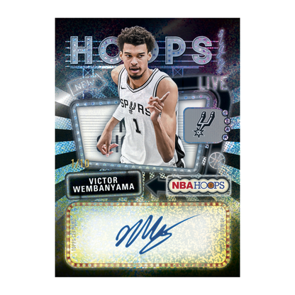 2025-26 Topps NBA Hoops Basketball Hoops Sign Victor Webanyama
