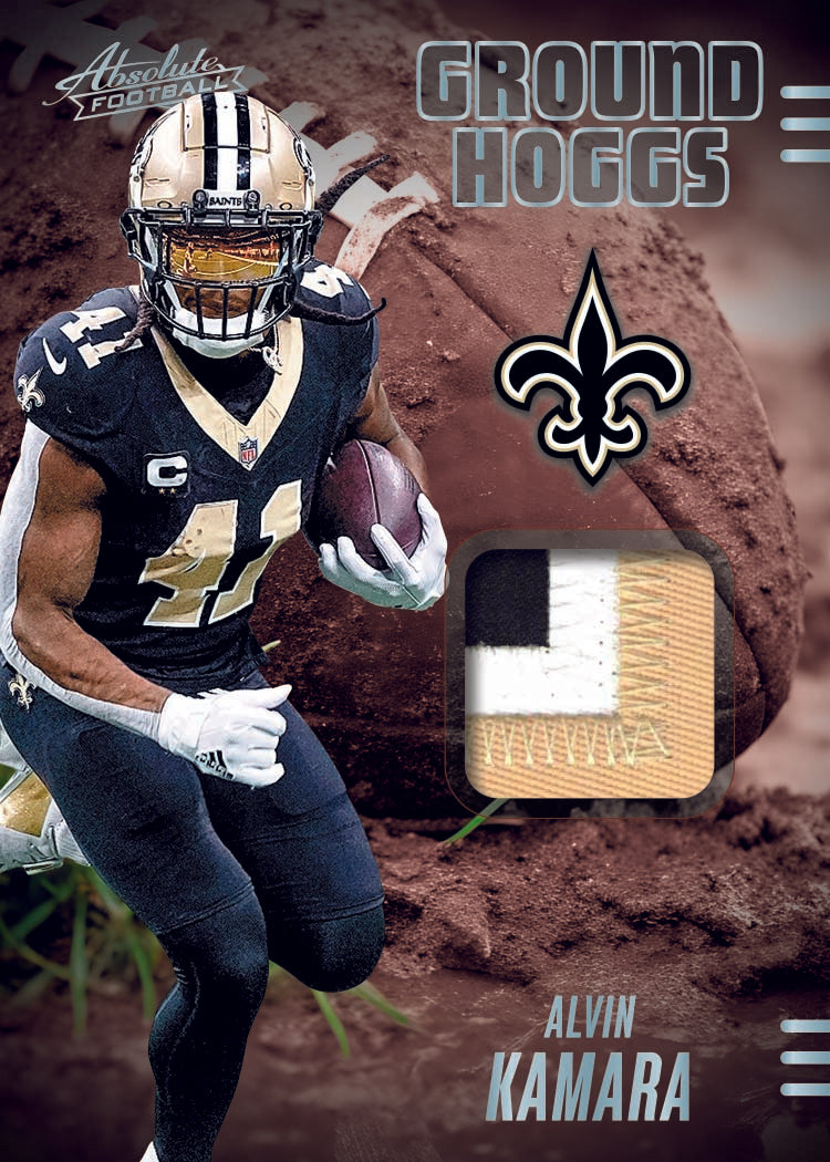 2025 Panini Absolute Football Ground Hoggs Alvin Kamara