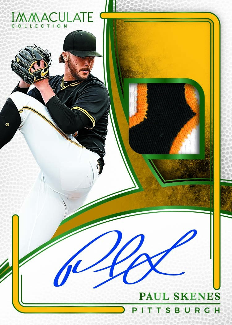 2026 Panini Immaculate Baseball Paul Skenes Immaculate Patch Autographs Green Card