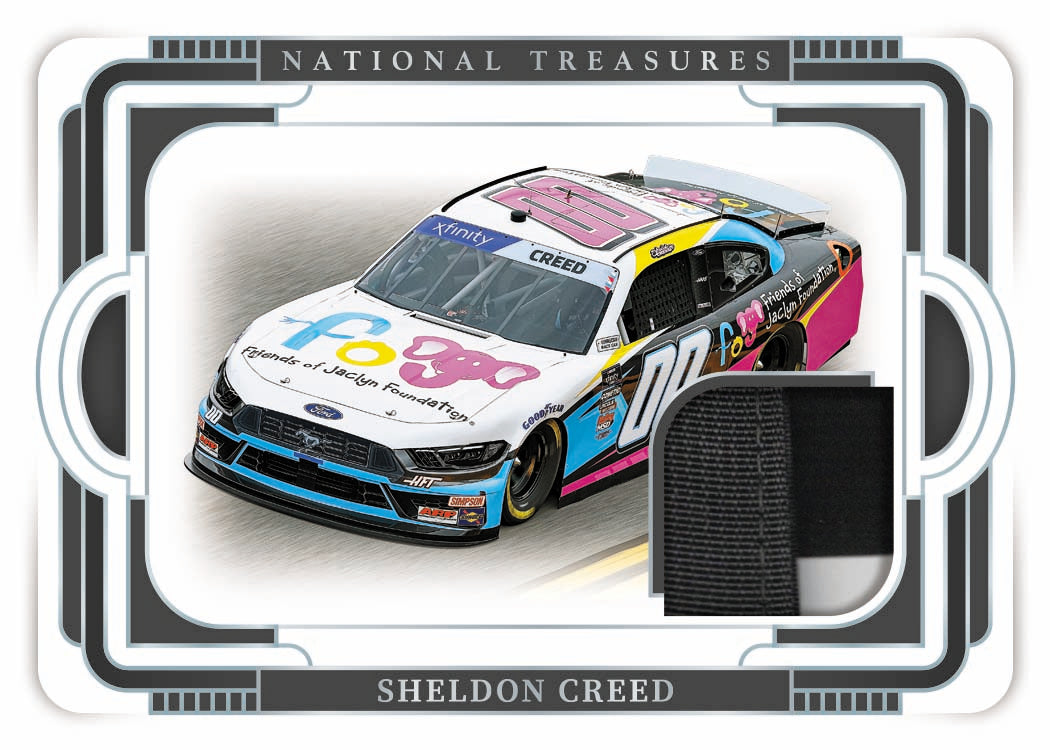 2025 Panini National Treasures Racing Net Gain Sheldon Creed
