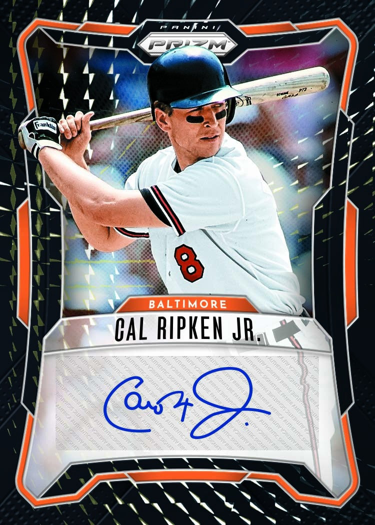 2026 Panini Prizm Baseball Cal Ripken Jr. Black Finite Prizm Signatures Card