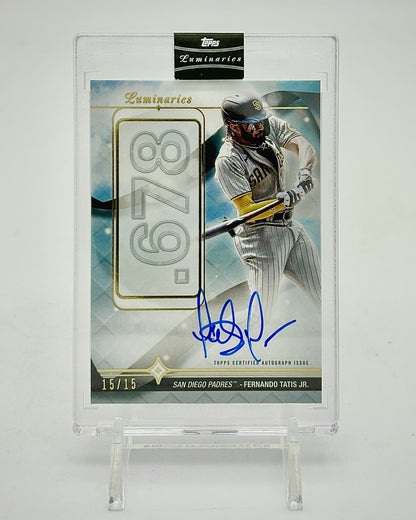 2023 Topps Luminaries Home Run Kings Autograph /15 Fernando Tatis Jr. #HRK-FT2