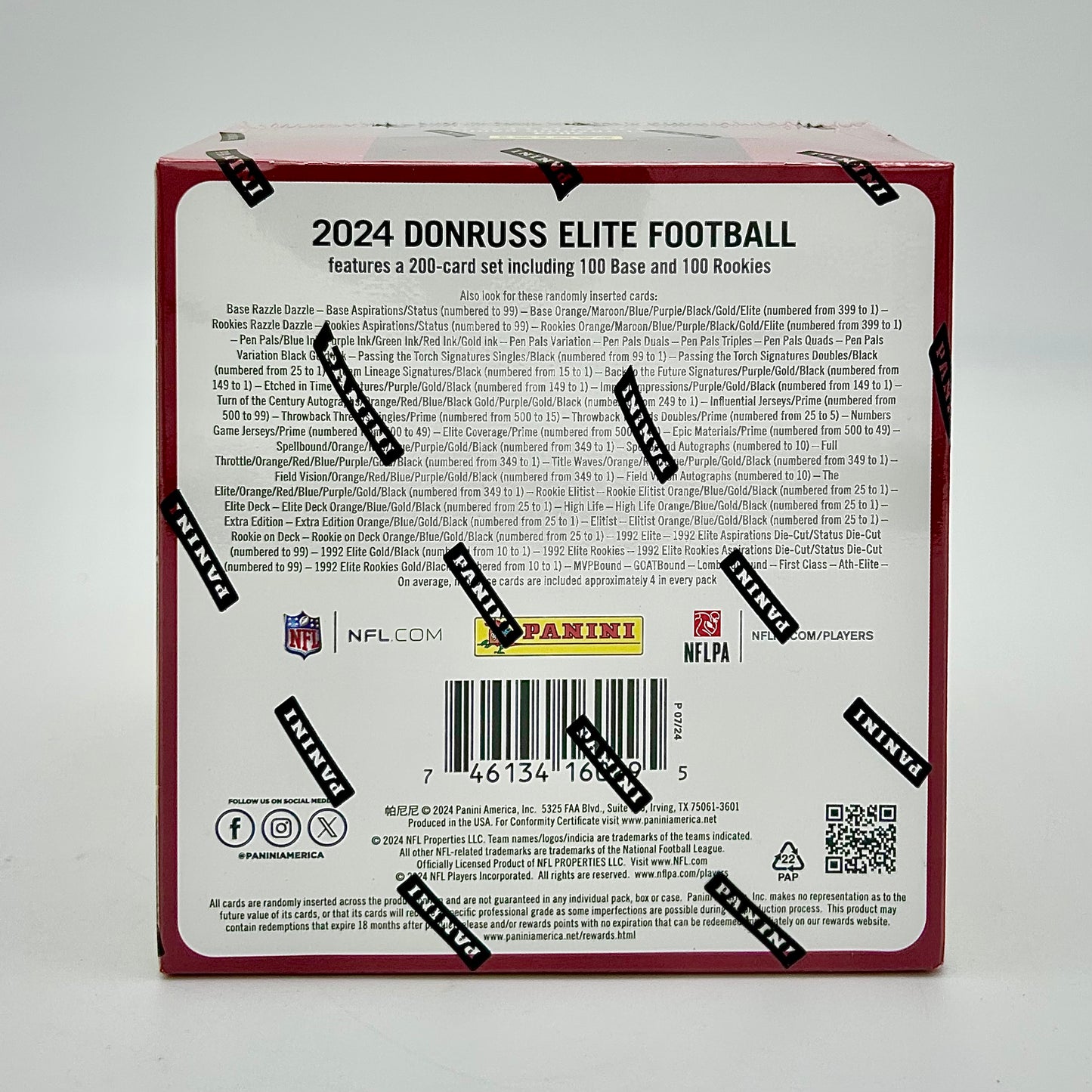 2024 Panini Donruss Elite Football Hobby Box