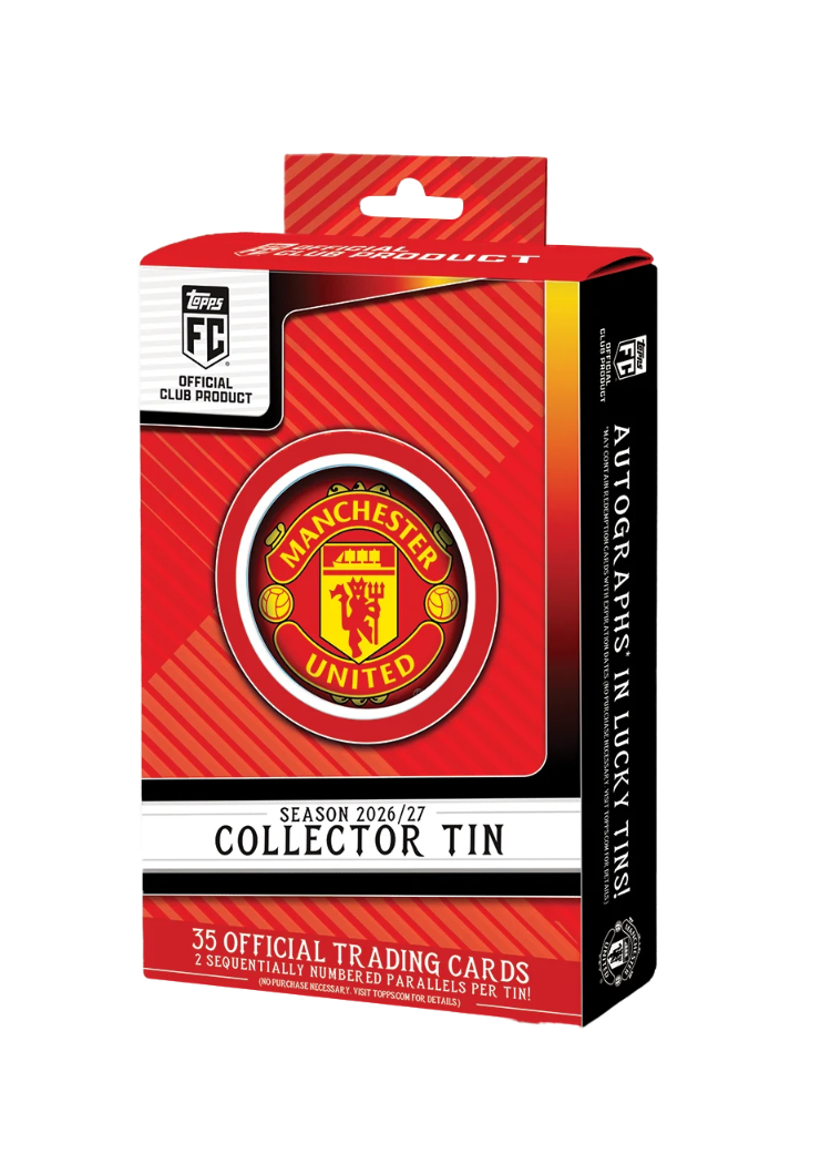 2026-27 Topps Manchester United Soccer Collector Tin
