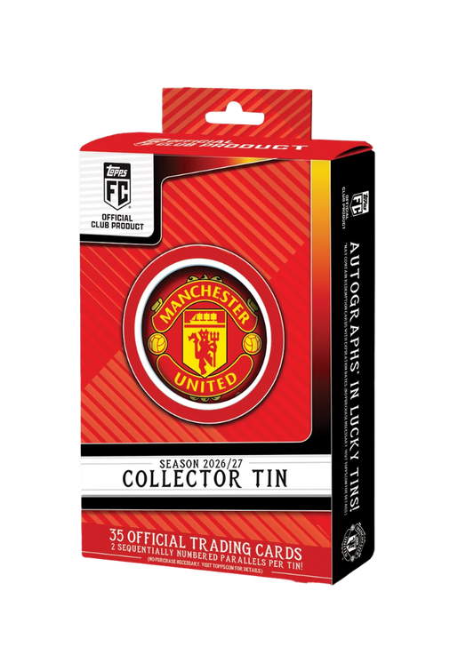 2026-27 Topps Manchester United Soccer Collector Tin