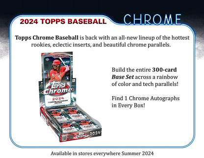 2024 Topps Chrome Baseball Hobby Box