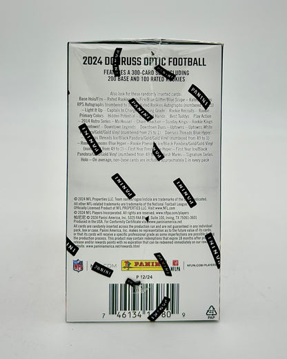 2024 Panini Donruss Optic Football Hobby Blaster Box