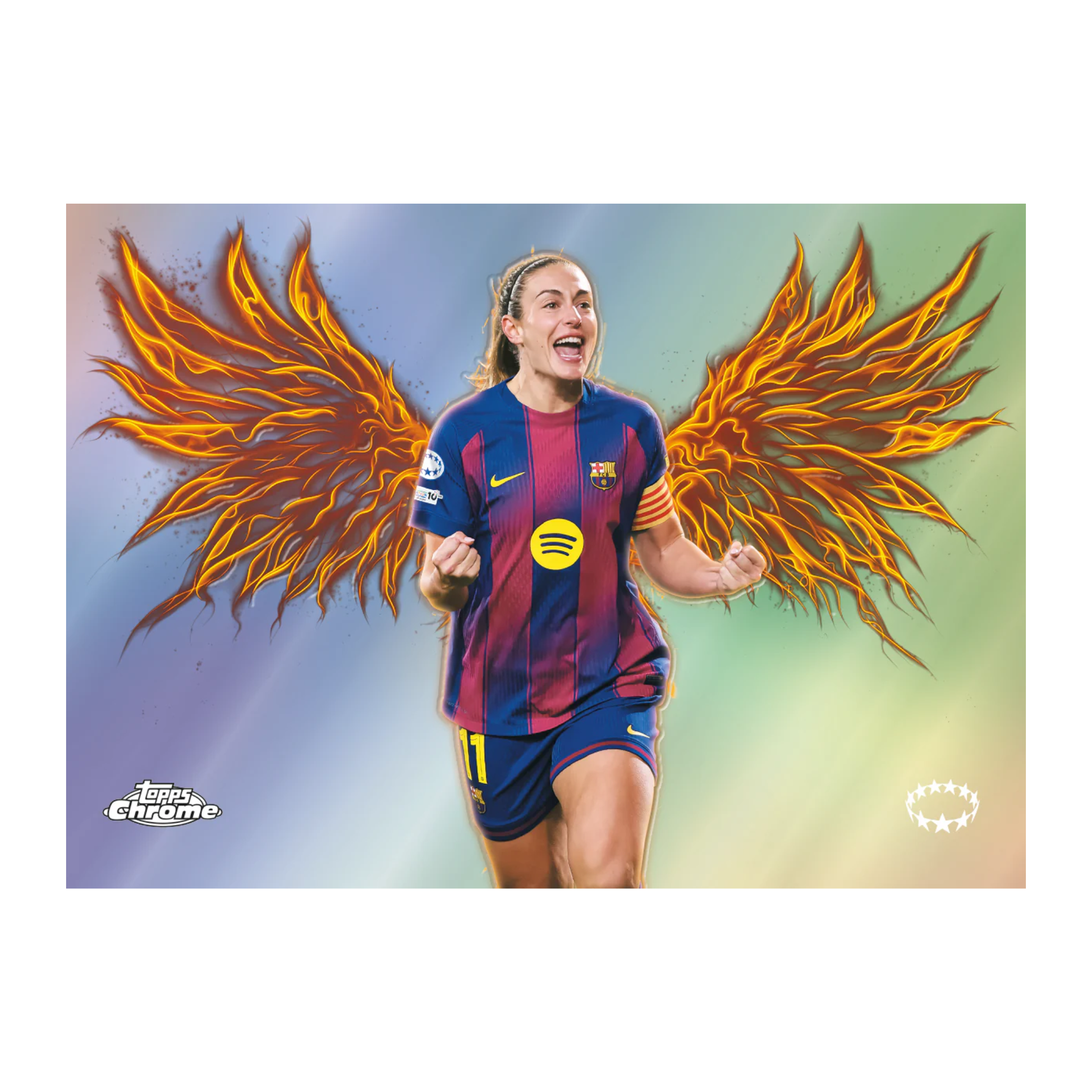 2025-26 Topps Chrome UEFA Women's Champions League Soccer Arise