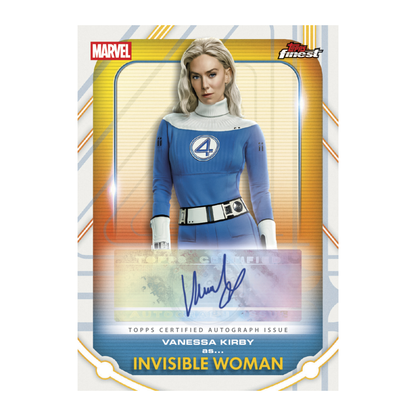 2026 Topps Finest Fantastic Four Invisible Woman Autograph