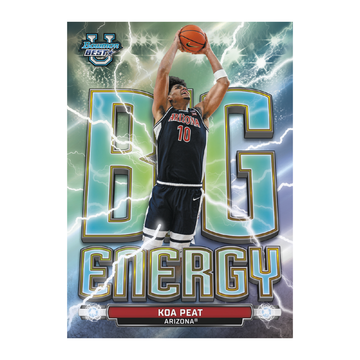 2025-26 Bowman University Best Basketball Big Energy Koa Peat