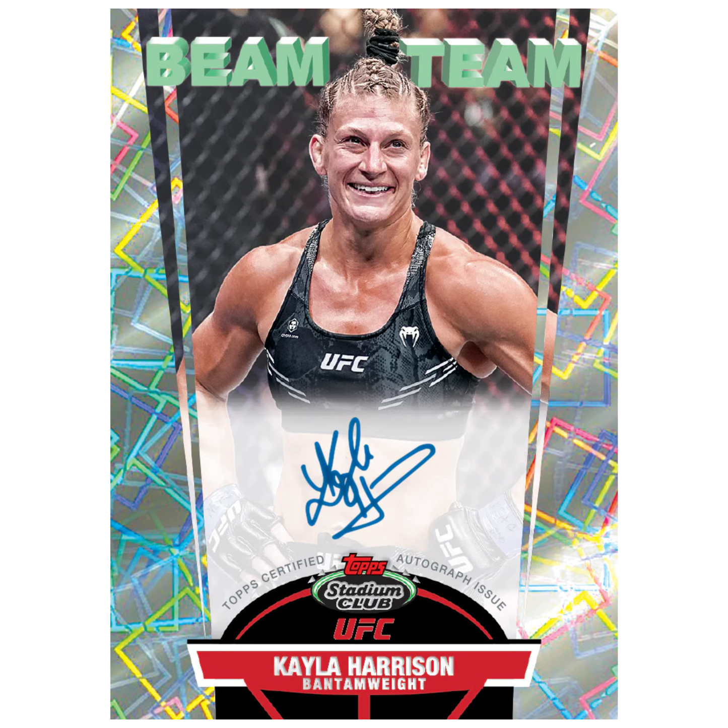 2025 Topps Stadium Club UFC Beam Team Autograph Kayla Harrison