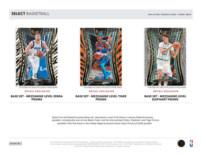 2024-25 Panini Select Basketball Hobby Mega Box