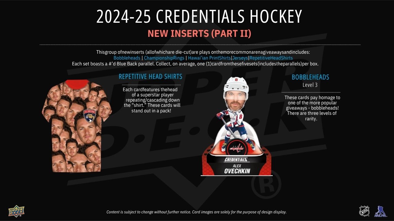 2024-25 Upper Deck Credentials Hockey Hobby Box - Debut Ticket