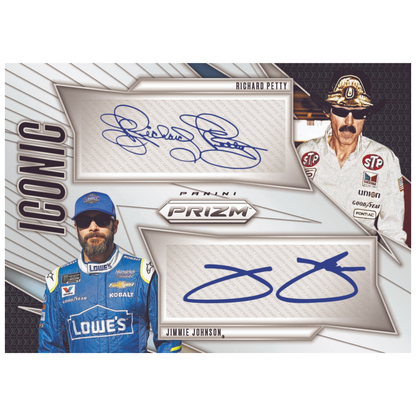 2025 Panini Prizm Racing Dual Autographs Richard Petty & Jimmie Johnson