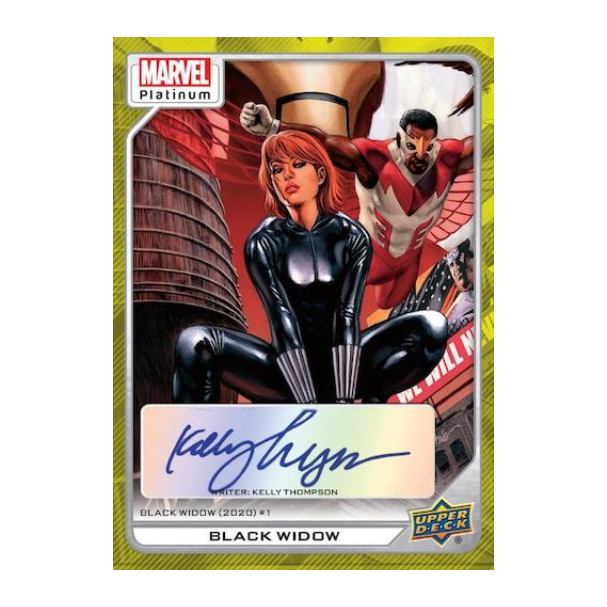 2023 Upper Deck Marvel Platinum Black Widow Writer Autograph - Kelly Thompson
