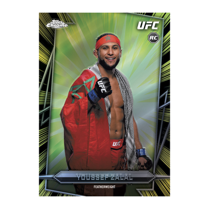 2026 Topps Chrome UFC Radiating Rookies Youssef Zalal