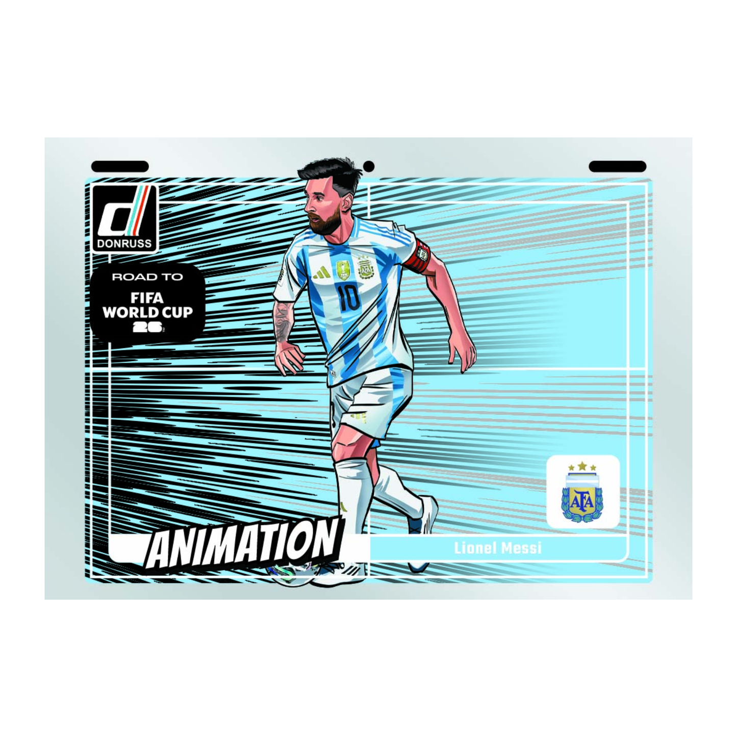 2025-26 Panini Donruss Road to FIFA World Cup 26 Soccer Animation Lionel Messi