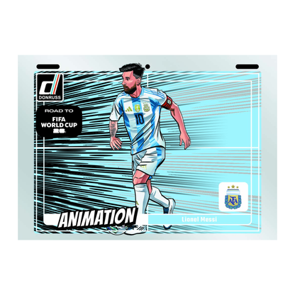 2025-26 Panini Donruss Road to FIFA World Cup 26 Soccer Animation Lionel Messi