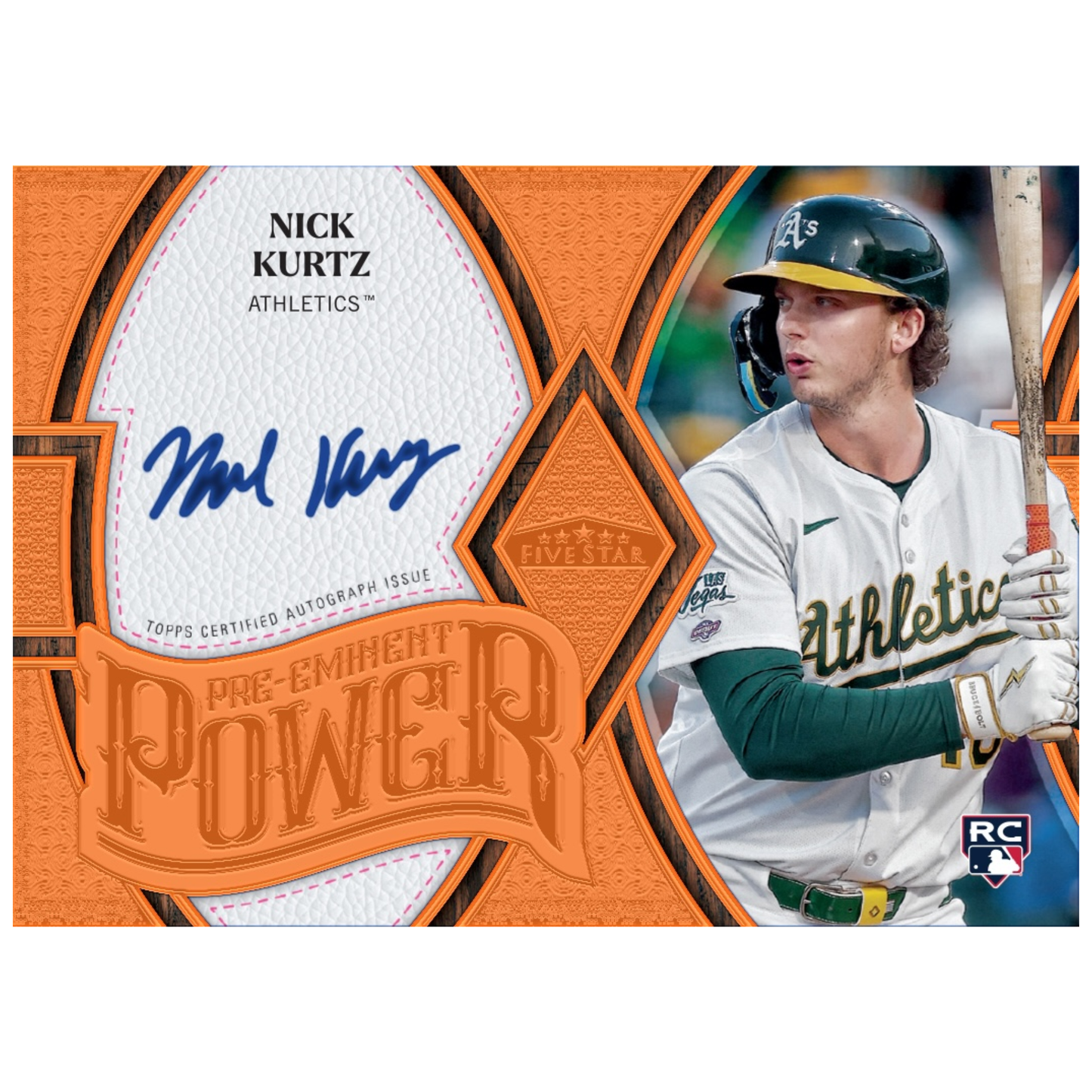 2025 Topps Five Star Baseball Pre-Eminent Power Nick Kurtz