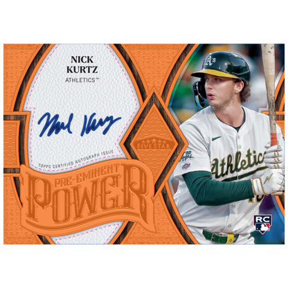 2025 Topps Five Star Baseball Pre-Eminent Power Nick Kurtz