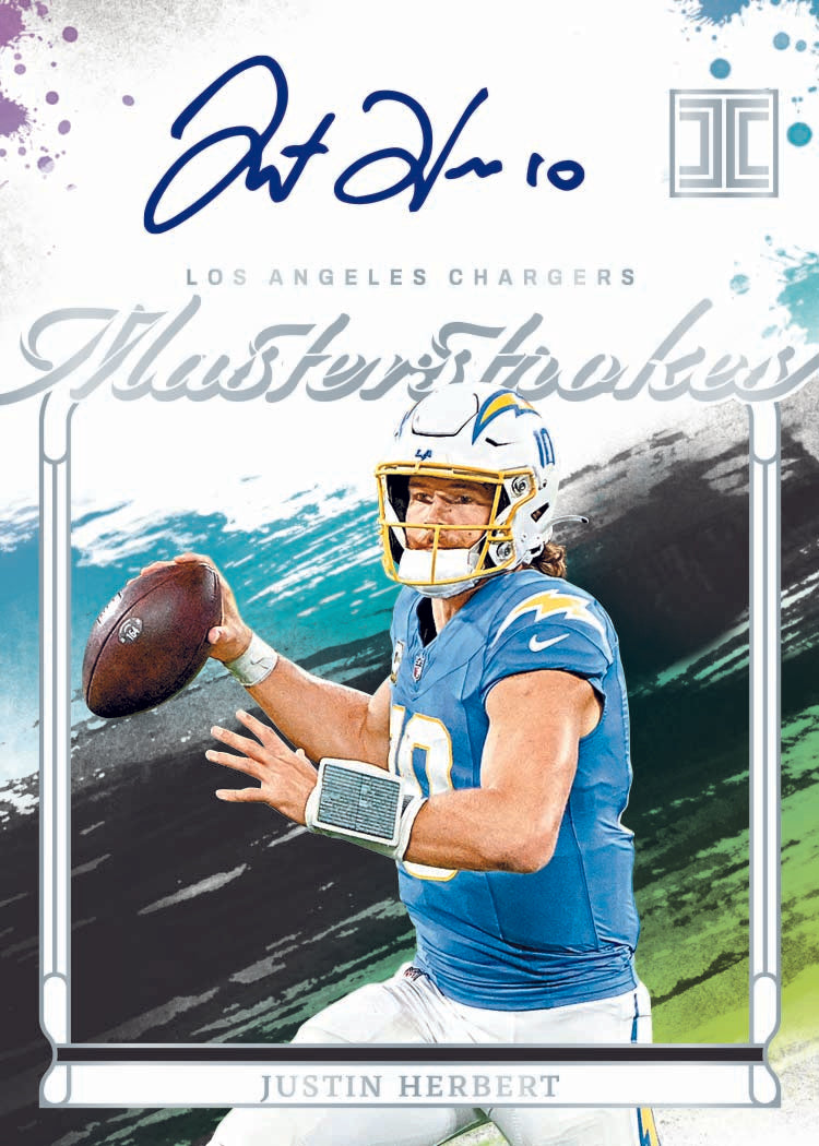 2025 Panini Impeccable Football Justin Herbert Master's Strokes
