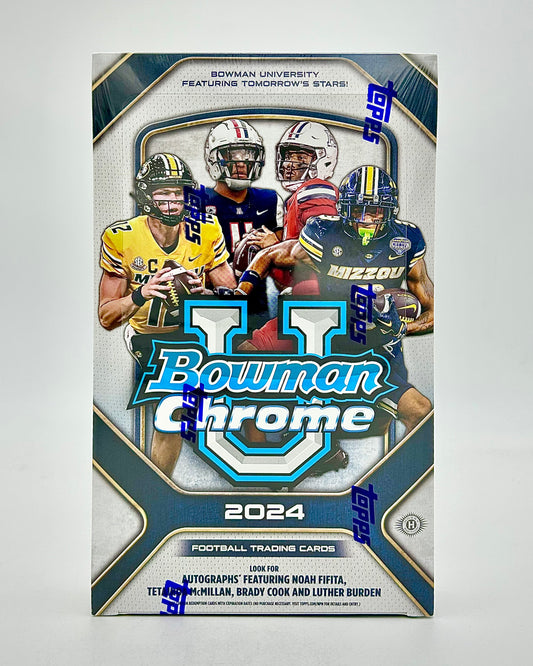 2024 Bowman University Chrome Football Hobby Box