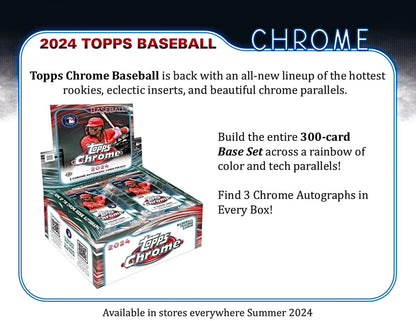 2024 Topps Chrome Baseball Jumbo Box