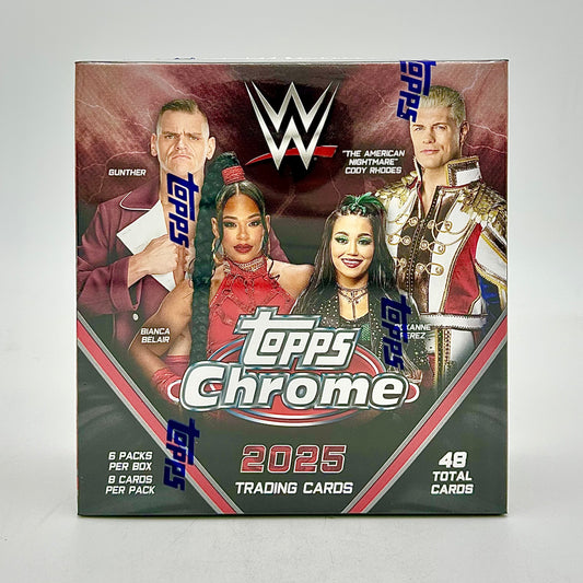 2025 Topps Chrome WWE Mega Box