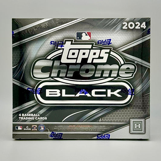 2024 Topps Chrome Black Baseball Hobby Box