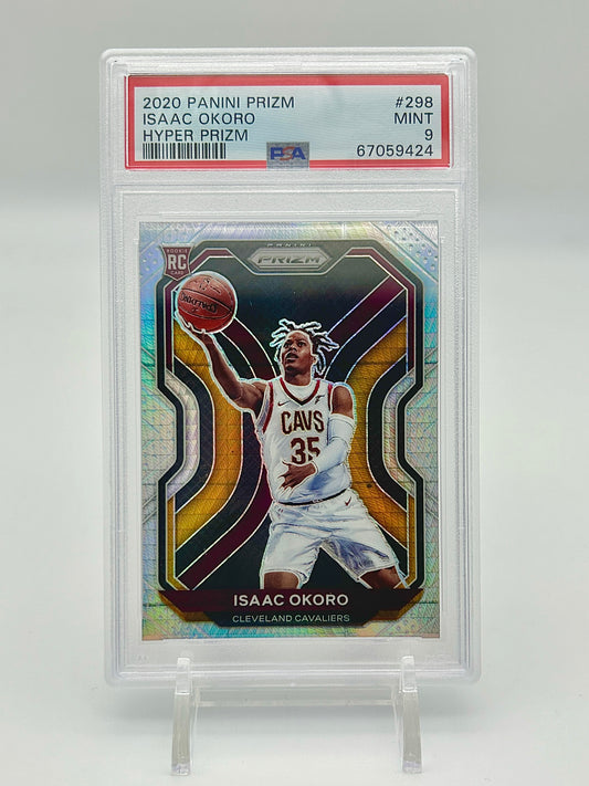 2020 Panini Prizm Hyper: #298 Isaac Okoro (PSA 9)